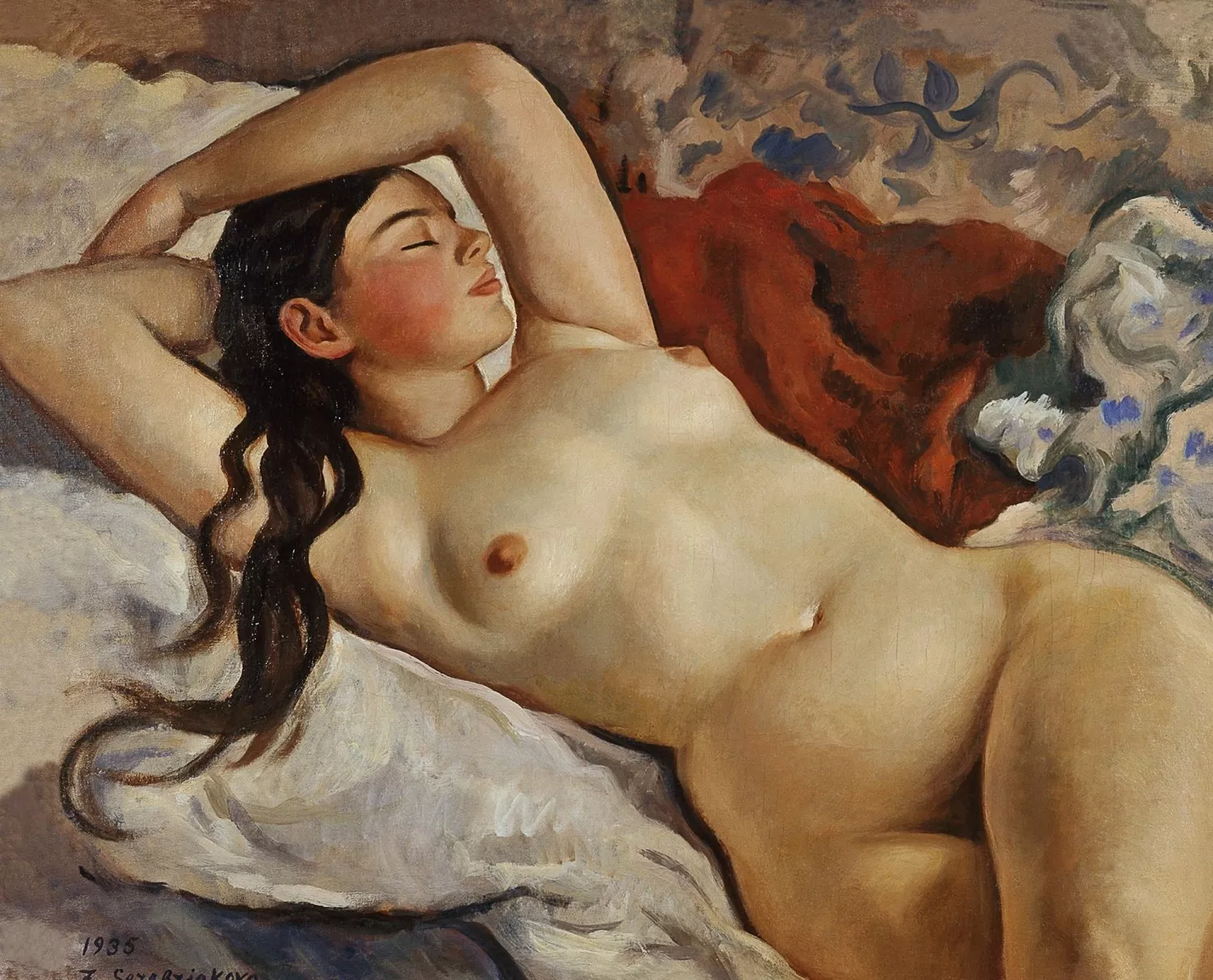 Desnudo recostado: Un desnudo para una época de poca sensualidad en Rusia | de Zinaida Serebriakova