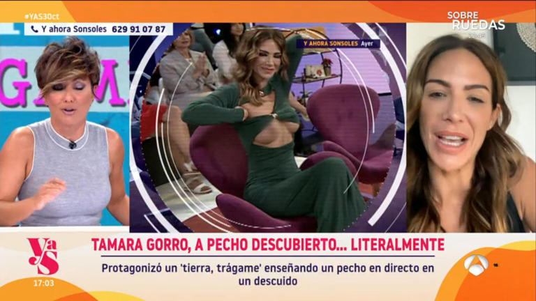 Tamara Gorro enseña la teta 