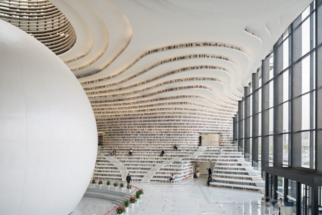 Tianjin-Binhai-Library-in-China-by-MVRDV-with-TUPDI-Yellowtrace-02-1500x1001-1-1024x683 La biblioteca de Binhai: templo de luz y saber en la nueva China