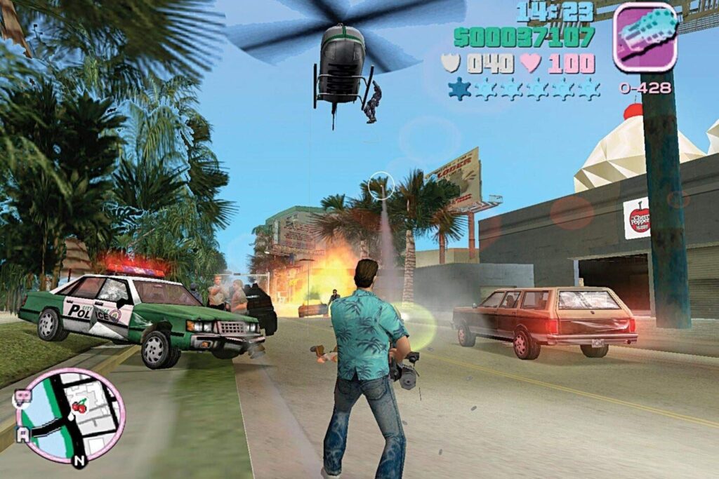 gta-vice-city-and-gta-v-has-11-years-between-release-dates-v0-z3cxhayq1xjc1-1024x683 Rockstar se hace caquita: GTA 6 huye de Mario Kart, Peach y Donkey Kong como de una estrella invencible