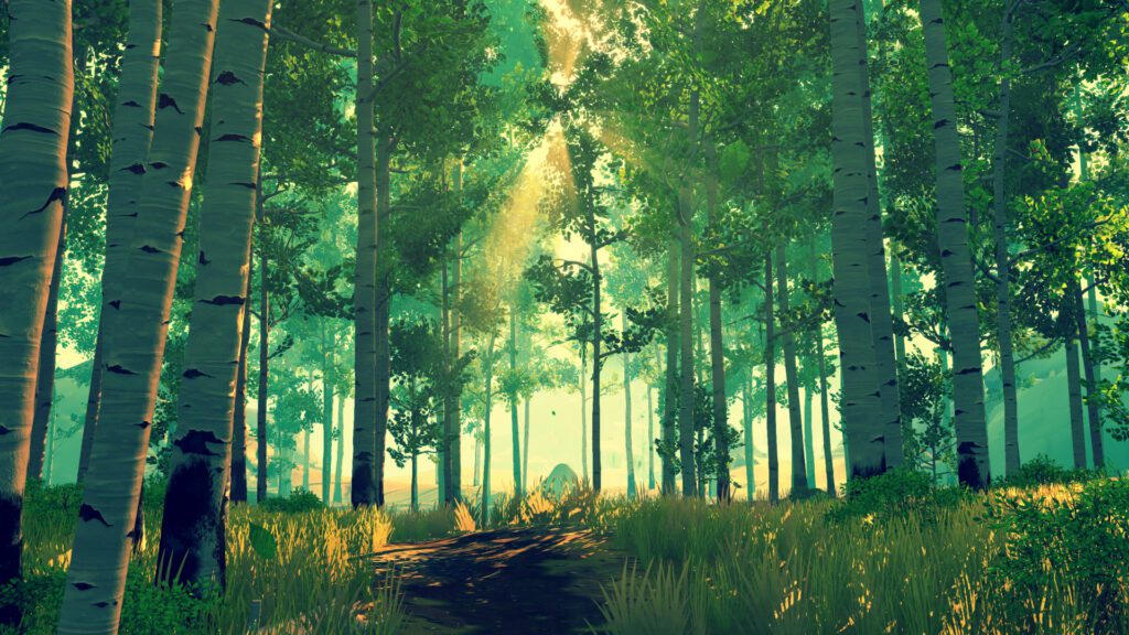 ss_eb64648f294463df89e55f9363cdf159aebcf11e.1920x1080-1024x576 Los bosques más evocadores en el mundo del videojuego: cuando perderse es un acto de belleza