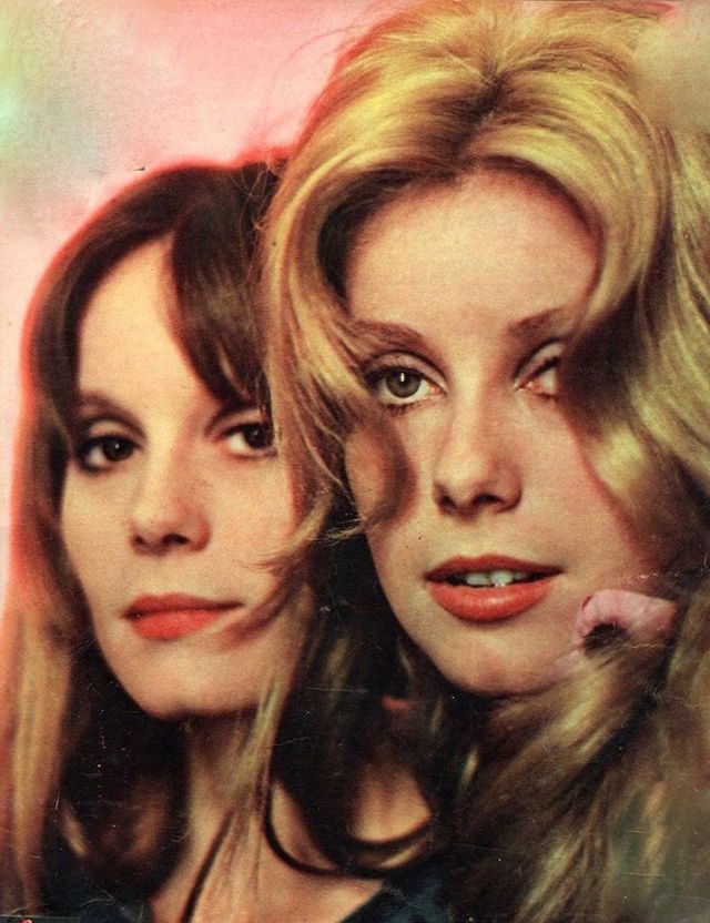 francoise-dorleac-and-catherine-deneuve-9 Hermosas fotografías de Françoise Dorléac y su hermana Catherine Deneuve en la década prodigiosa
