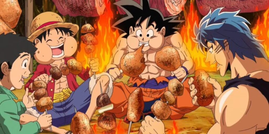 one-piece-dragon-ball-z-crossover-1024x512 Cuando las deidades ríen y sangran: espiritualidad y furia en los universos del anime