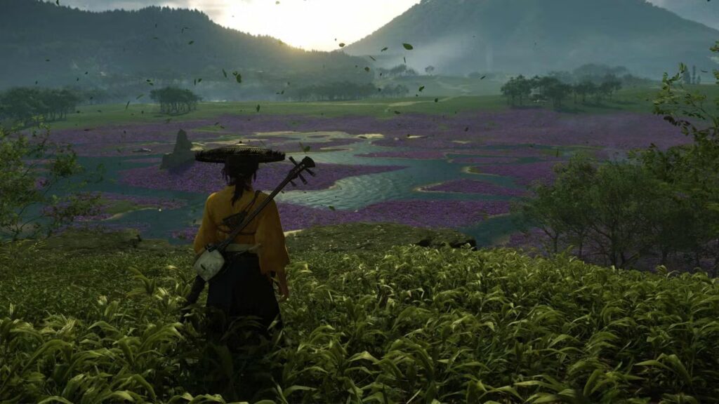 ghost-of-yotei-purple-flower-field-1024x576 Ghost of Yotei: la secuela que perfecciona todo… salvo la ilusión