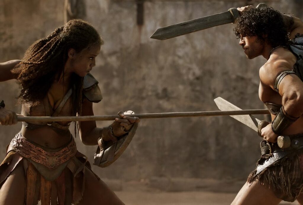 tenika-davis-and-jordi-webber-in-spartacus-house-of-ashur-1024x691 Spartacus House of Asher y los desnudos de Tenika Davis, Ivana Baquero, Jamaica Vaughan, Eden Hart, India Shaw-Smith