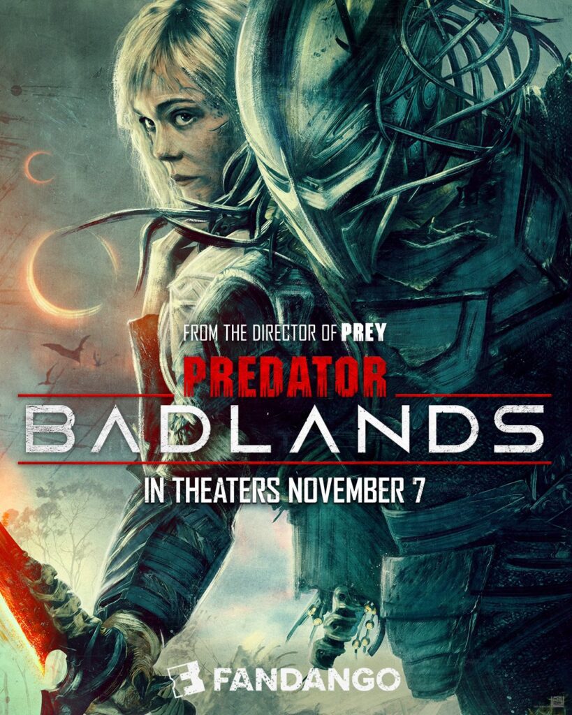predator-badlands-poster-fandango-819x1024 Posters IMAX, 4DX, RealD 3D, ScreenX y Fandango de 'Predator: Badlands' — el rugido cósmico del marketing salvaje