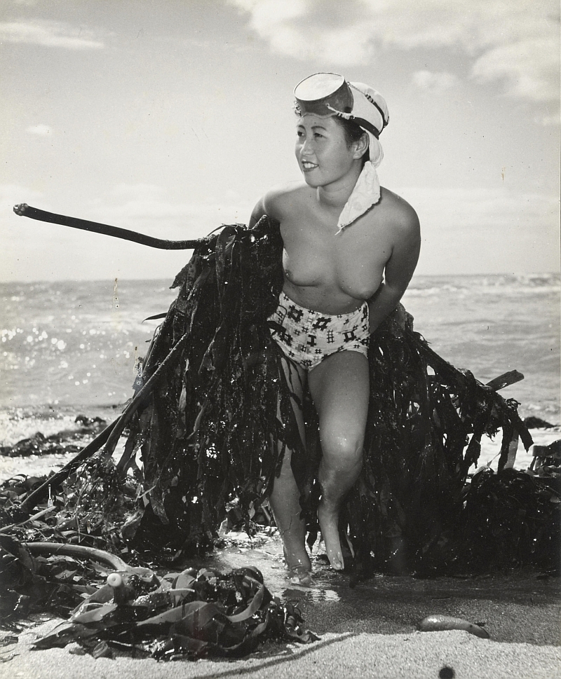 10-Seaweed-Gatherers-c.-1950-2 Los desnudos clásicos de Iwase yoshiyuki y el cuerpo que conoce el mar