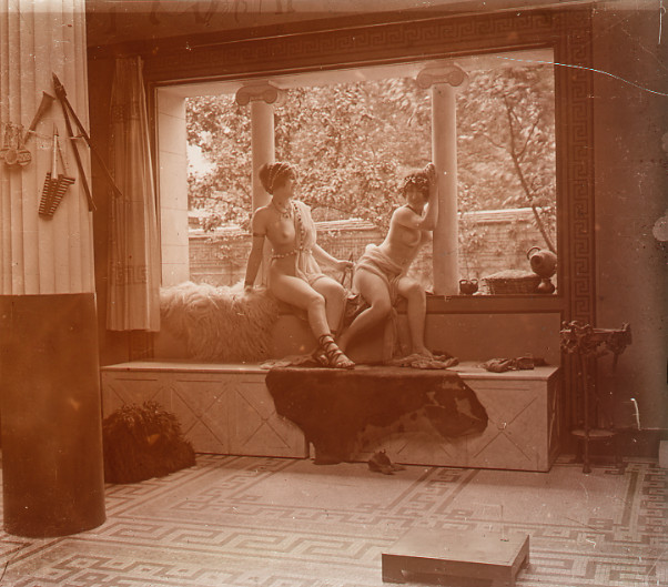 Jules_Richard_-Hammam_Nude_Scene_old_glass_stereo_Photo_Richard_2 Realismo prohibido: así eran las imágenes eróticas que escandalizaron a la clase alta francesa