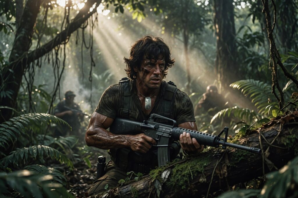 grok-image-8659fb33-8548-4196-a70d-8f9d122805e0-1-1024x683 Rambo o la tentación del susurro: cuando el héroe de acción corre el riesgo de volverse kafkiano
