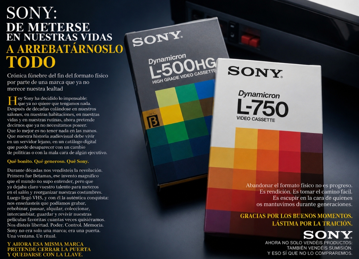 Sony y sus cintas en 1983