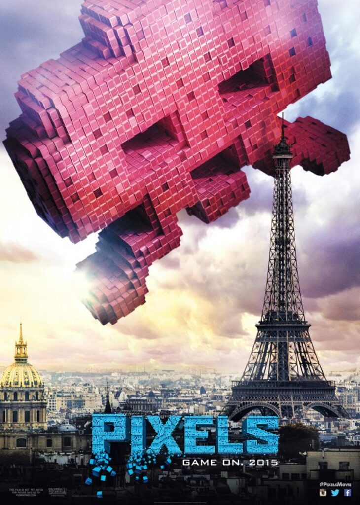 Pixels-625570133-large-730x1024 Pixels: la película que llegó antes de que el cine comprendiera el videojuego