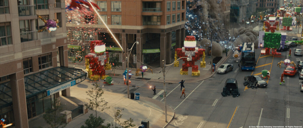 Pixels_SPI_VFX_05A-1024x434 Pixels: la película que llegó antes de que el cine comprendiera el videojuego